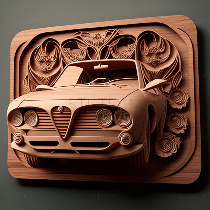 3D модель Alfa Romeo GTA (STL)